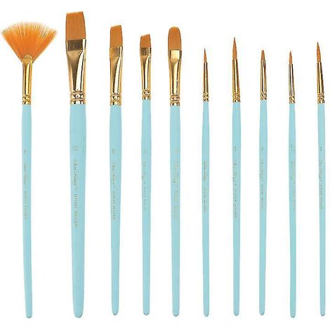 Ensembles de 10 pinceaux de peinture