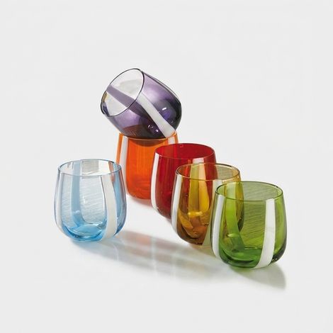 Bicchieri acqua in vetro set 6 pezzi Barilotto (1/2)