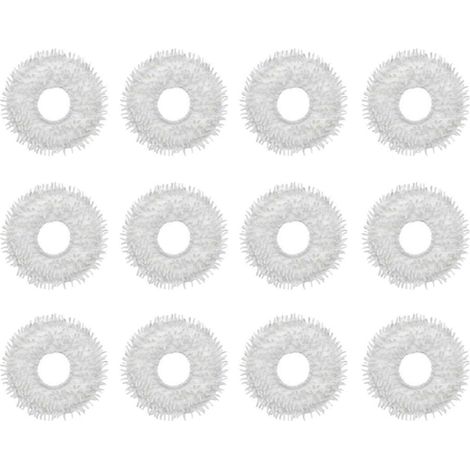 Chiffon de vadrouille pour Robot de balayage Dreame Bot W10 / W10 Pro, 12 pièces