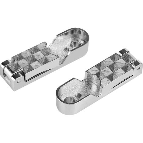 Support De Tringle À Vêtements En Alliage De Zinc Pour Penderie - Fixation Robuste Et Résistante À La Rouille - Finition Chromée Élégante - Lot De 2 Pièces (1/5)