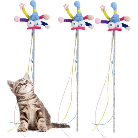 MCBOSON Baton de jeu pour chat en forme de bébé oeil (1/5)