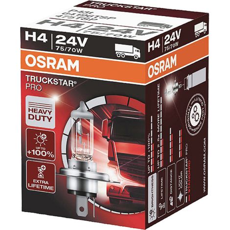 Osram Automotive 64196TSP Halogen Leuchtmittel Truckstar H4 75/70 W 24 V