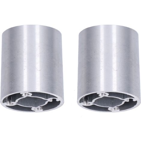 2 tubes droits en alliage d'aluminium 6063 pour robots, supports de roulements, diamètre extérieur 32 mm, 6103-0032-0043 (1/5)