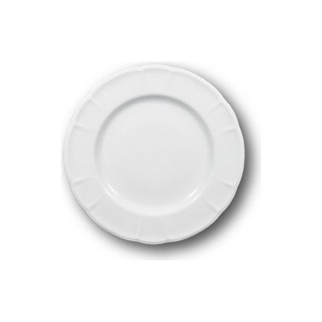 Saturnia Piatto Frutta Londra D 21 Cm Bianco – Piatto Elegante per Tavola e Cucina
