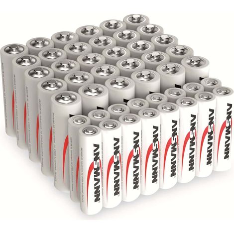 ANSMANN Batterie-Set, Alkaline, 46 Stück, 30x Mignon, 16x Micro (1/5)