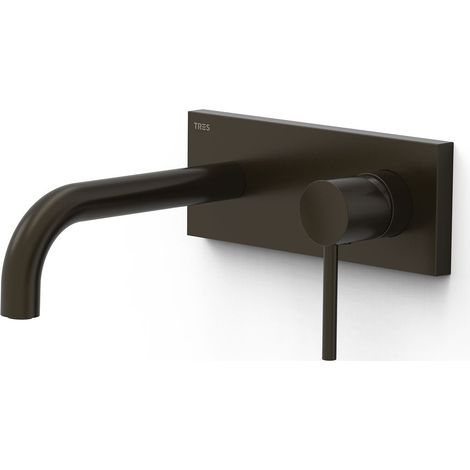 TRES 26230031KMB STUDY Pieza Vista para Cuerpo Empotrado De Lavabo Color Negro Bronce - ref: 26230031KMB