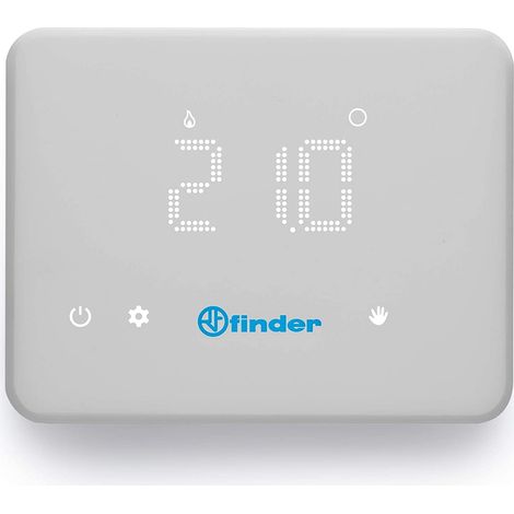 Finder 1T.91.9.003.0000 Termostato blanco montaje en superficie