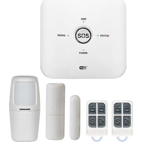 Système d'alarme antivol intelligent Tuya Home Security avec détecteur de mouvement de porte et application de contrôle, niveau sonore 80 dB, compatible UE (1/5)