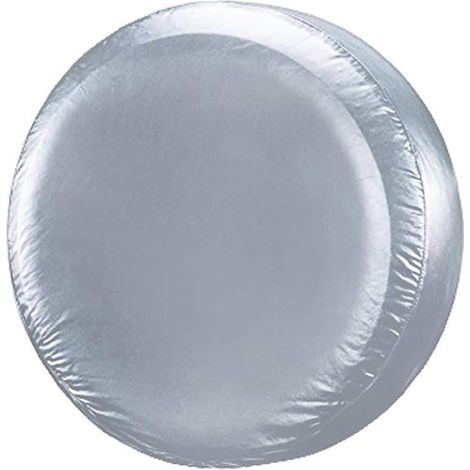 Silberne 30-Zoll-Reserveradabdeckung, Radabdeckung für Durchmesser (75 cm–80 cm), wasserdichter, staubdichter Autoschutz