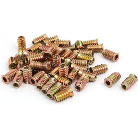 M6x20mm Innengewinde 8.8 Grad Runde Schnittstelle Möbeleinsatz E-Nut 50st