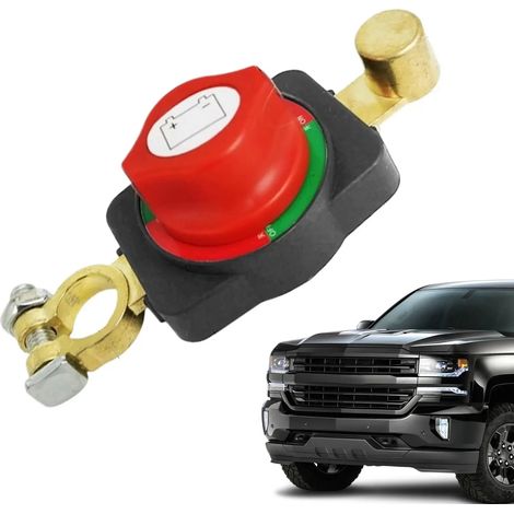 Interrupteur d'alimentation intégré en laiton, vis impériale, interrupteur d'alimentation principal universel pour automobile, pièces de modification automobile