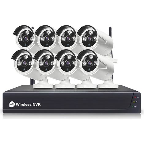 Tuya Kit NVR Videosorveglianza Smart WiFi 8 telecamere (1/5)
