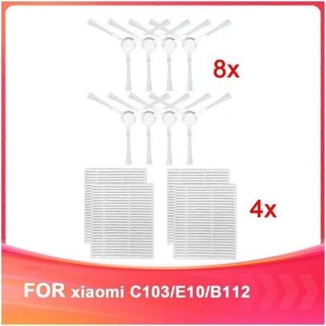 Accessoires pour robot aspirateur et laveur Xiaomi C103/E10/B112 : filtre de brosse latérale, version améliorée 3C (1/5)