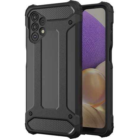 Samsung Galaxy A73 Hybrid-Schutzhülle – Schwarz (1/5)