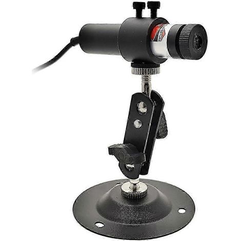 Module projecteur de ligne laser 488 nm pour étangs et marais, avec adaptateur et support, prise américaine. (1/5)