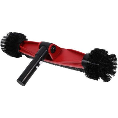 Cepillo para limpiar piscinas con cabezal giratorio, cepillo portátil para algas y esquinas para limpiar fácilmente los azulejos de la piscina, accesorios duraderos (1/4)