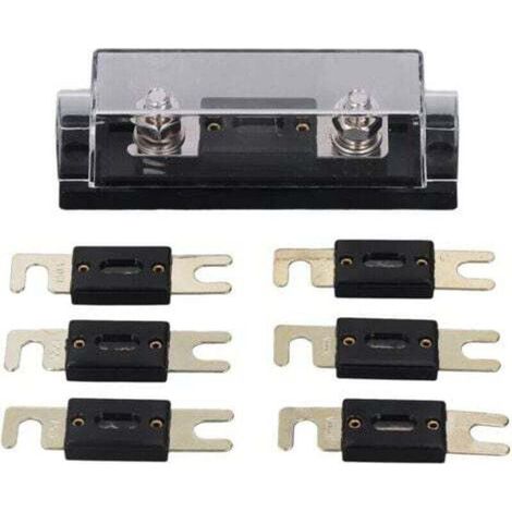 Portafuse 250A 48V, oberflächenvergoldet, transparente Abdeckung, portafuseibile in line für Auto und Wohnmobil