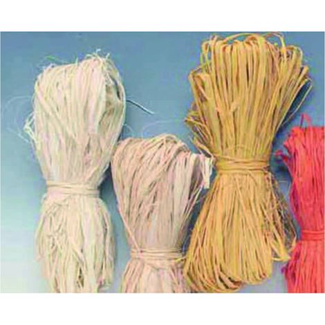 Rafia Sintetica In Mazzetti - gr.200 mazzetti da mt.1,2 colore verde - 15 kg