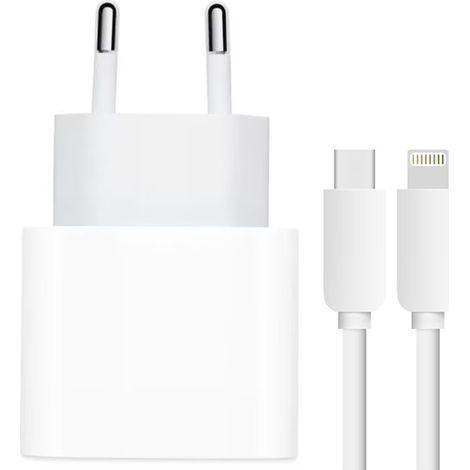 Chargeur mural USB-C 20 W Quandes, blanc/gris, 1 m (1/4)