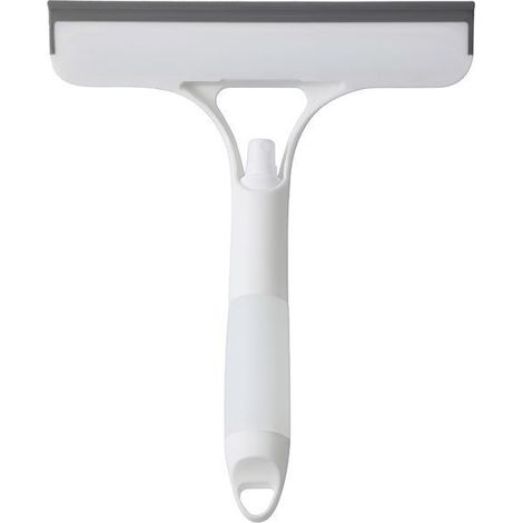 Escobilla limpiacristales 3 en 1, apta para limpiar ventanas, espejos y ventanillas de coche (blanca, 1 unidad). (1/5)