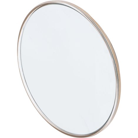 Miroir grossissant 30x, miroir rond de 15 cm (6 pouces) avec 3 ventouses de fixation, idéal pour les voyages (couleur or). (1/5)