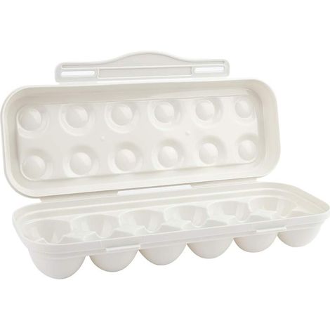 Boîte de Rangement d'oeufs, boîte de Rangement de Plateau d'oeufs Organisateur de récipient de Support d'oeufs avec Couvercle pour la Maison de Cuisine (1/5)