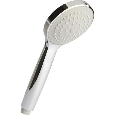 Round Easy Clean Single Function Shower Handset - Chrome