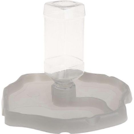 Assiette double pour reptiles, gamelle nourriture et abreuvoir automatique, distributeur pour tortues terrestres, bol alimentation auto.