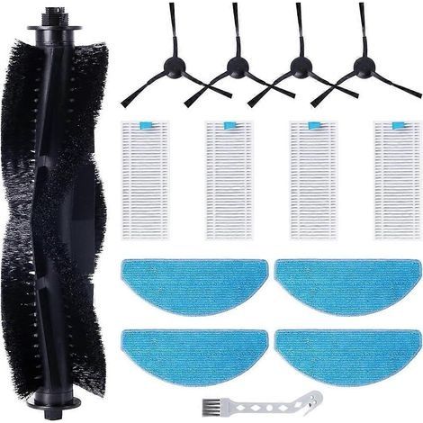 Kit d'accessoires de 14 pièces pour aspirateur robot Laresar Mars01 : pièces de rechange pour rouleau, brosse latérale, serpillère, tampon et filtre HEPA (1/5)