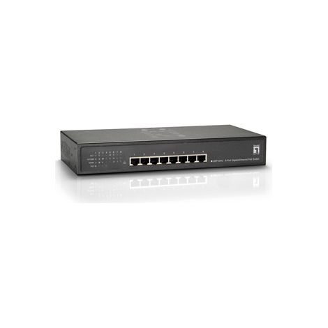 Level One LevelOne Switch 8x GE GEP-0812 65W 4xPoE (GEP-0812)