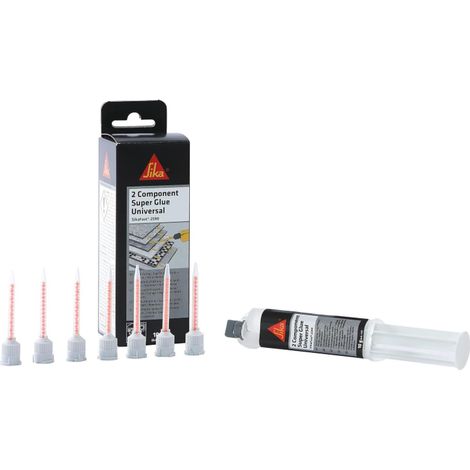 Colle cyanoacrylate bicomposant - Blanc - 10g (1/5)