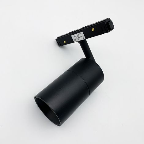 Faretto LED 15w 48V DC Magnetico per Binario ad Incasso Nero direzionabileLuce Neutra Naturale 4200k (1/5)