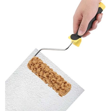 Dailygoods，Rullo per pittura a effetto materico 16 cm，Rullo decorativo in gomma，Impugnatura antiscivolo，Strumento per pittura (1/5)