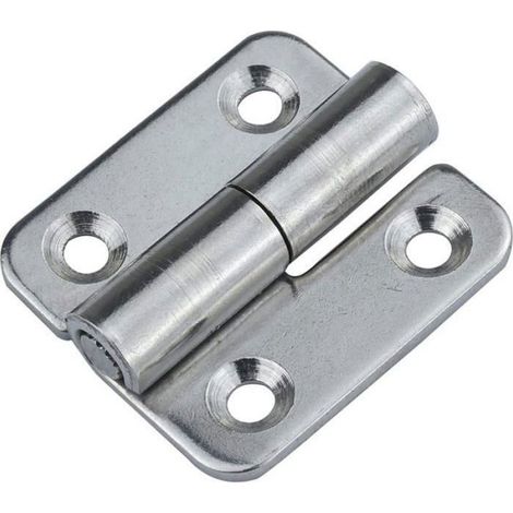 Charnière Amovible - Acier Inoxydable 304 - 37 x 33 x 2 mm - Pour Porte Fenêtre Armoire - 6 Pièces (1/5)
