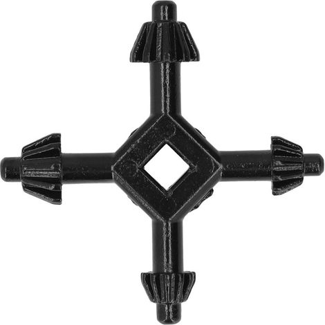 Clé de mandrin 4 en 1 en acier 45 pour perceuse, multifonctionnelle avec dents en alliage (1/5)