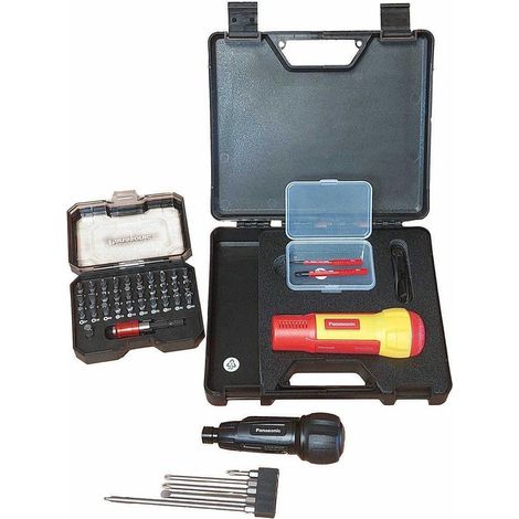 Jeu de tournevis sans fil 1000V, Panasonic, avec embouts, outils électriques, robustesse et sécurité. (1/3)