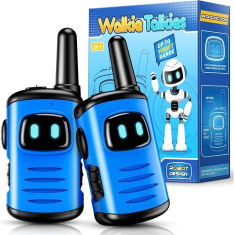 2 Talkie-Walkie, Léger 81g, Portée 300m, ABS Robuste, Jeu Extérieur Enfant 3-10 Ans (1/5)