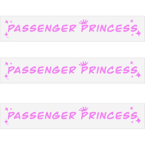 Autocollant Rétroviseur Voiture, 3pcs Mignon Drôle Rétroviseur Autocollant Autocollant Princesse Passager pour Fenêtre de Voiture Accessoires de Voiture pour Femme Décoration de Voiture (1/5)