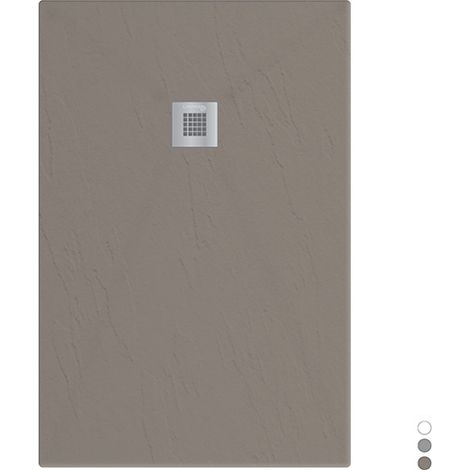 Piatto doccia Estasi rettangolare - Tortora 90x110 cm