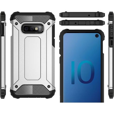 Tech Armor Schutzhülle für Samsung Galaxy S10E – Silber (1/5)