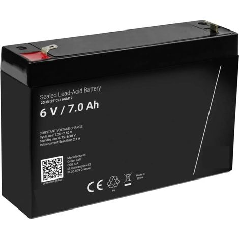 6V 7,0Ah Batterie