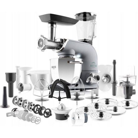 ETA Robot da Cucina Planetario Gratus Evo Vital Metallico 1500W 5,5L