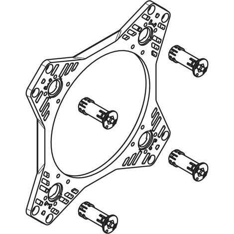 Hansgrohe Montagering für iBox universal 2, 94899000