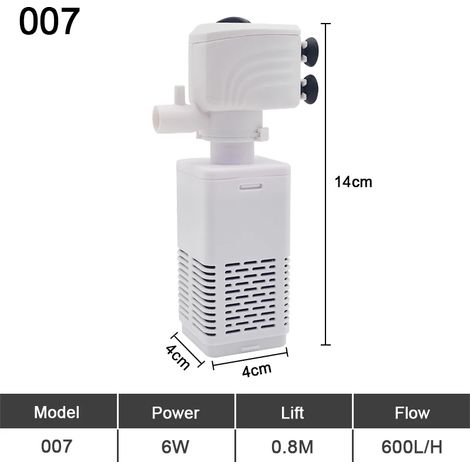 Pompe de filtration submersible silencieuse pour aquariums - AquaForge (1/5)