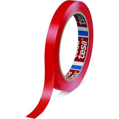Nastro per imballo pvc rigido - mm.9x66mt. colore rosso - 16 pz