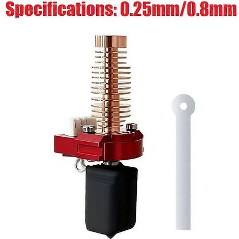Pour extrudeuse Flashforge Adventurer 5M : buse en acier trempé à dégagement rapide pour imprimantes 3D AD5M (0,25 mm) (1/4)