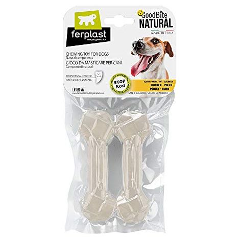 osso masticativo naturale al pollo, 70 grammi 2 pezzi - ferplast