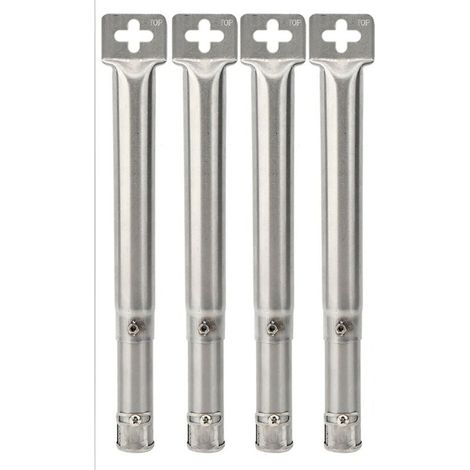 30,8 à 45CM Universal Brûleur Accessoires pour FirePlus, Fire Mountain, Proficook, Barbecook, Tepro, Campingaz, Char-Broil, Cosmo Grill, Acier Inoxydable Tube Brûleur Pièce de Rechange--1pcs