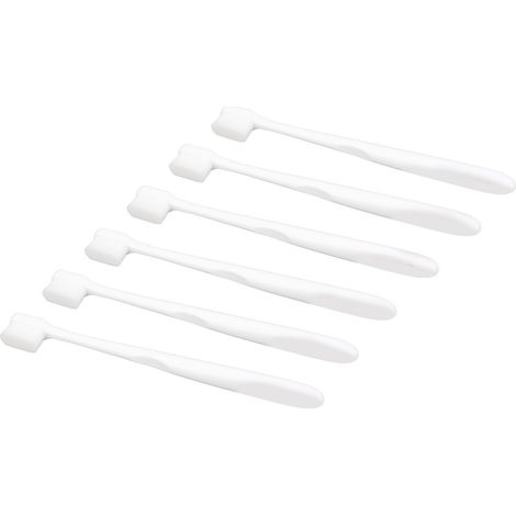 Lot de 6 pinceaux nettoyage microfibres souples 80 µm 10000 poils dense pour carte mère puce appareil photo soudure téléphone (1/5)