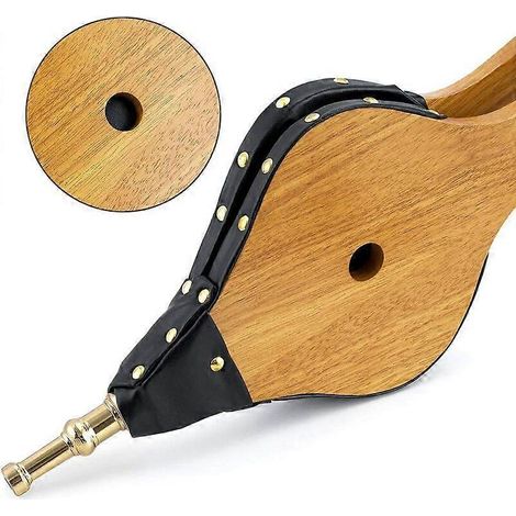 15,5" x 7" Kaminbalg, großer Holzbalg für Außenkamine, Gusseisendüse für Grill, Camping und Grillen. Balgpumpe für Kamin und Grill.